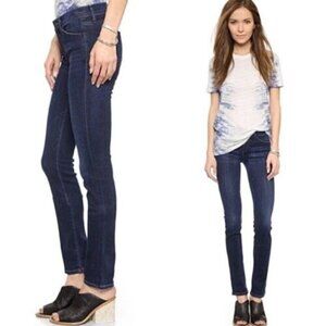 Goldsign Misfit Straight Leg Stretch Blue Jeans